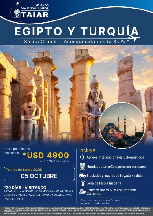 EGIPTO Y TURQU�A