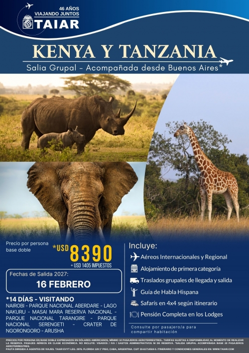 KENYA Y TANZANIA