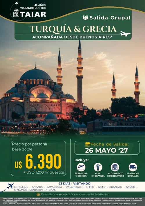 TURQUIA Y GRECIA