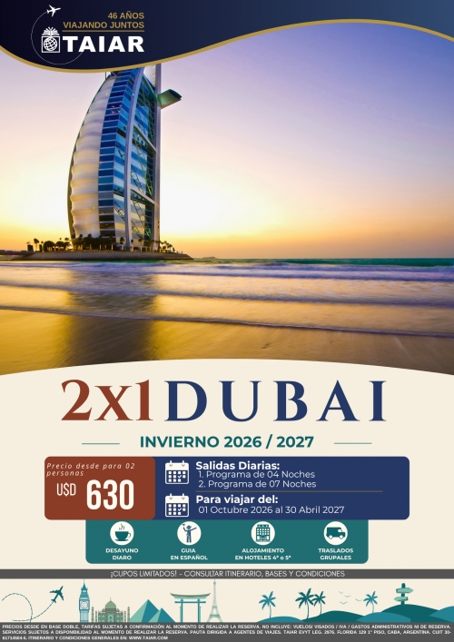 DUBAI 2x1
