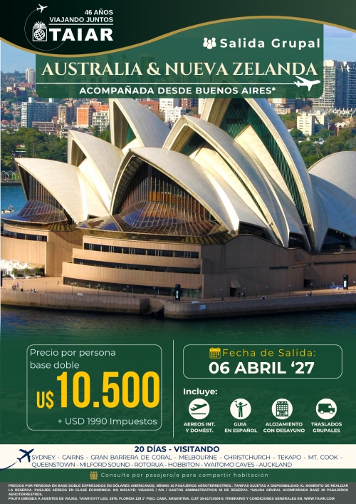 AUSTRALIA Y NUEVA ZELANDA