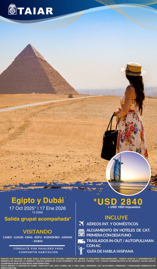 EGIPTO Y DUBAI