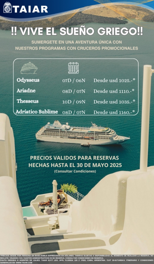 PROMO CRUCEROS