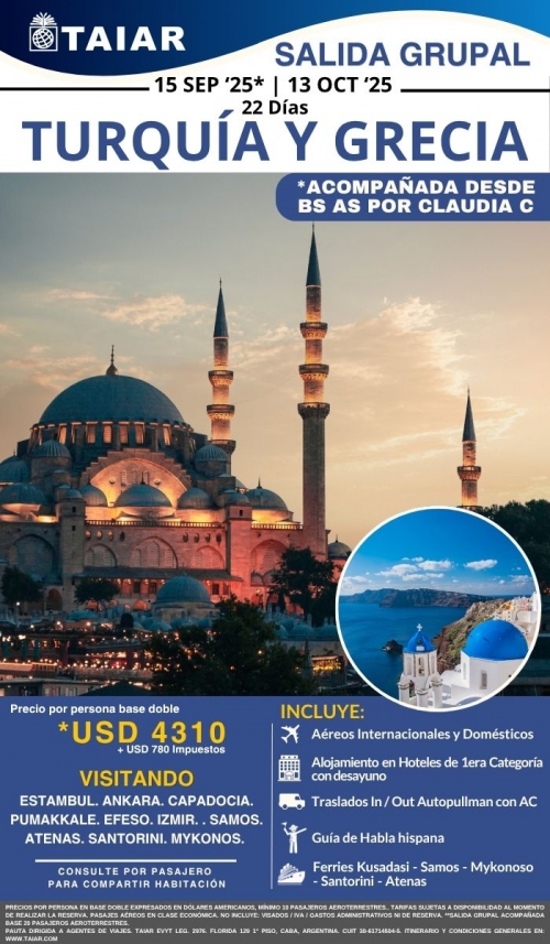 TURQUIA Y GRECIA