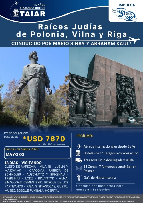 RA�CES JUD�AS DE POLONIA, VILNA Y RIGA